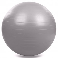 М'яч для фітнесу фітбол гладкий Zelart FI-1982-85-GRAY 85см сірий