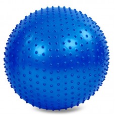 М'яч для фітнесу фітбол масажний Zelart FI-1986-55-BLUE 55см синій