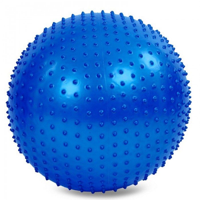 Фитнес мяч массажный ABS технология Zelart FI-1986-55-BLUE 55см синий