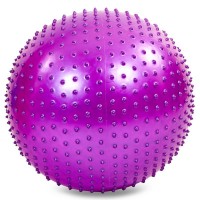 М'яч для фітнесу фітбол масажний Zelart FI-1986-55-VIOLET 55см фіолетовий