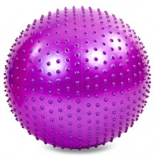 М'яч для фітнесу фітбол масажний Zelart FI-1986-55-VIOLET 55см фіолетовий