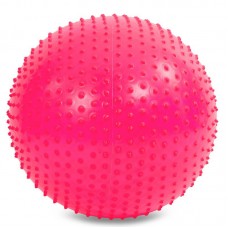 М'яч для фітнесу фітбол масажний Zelart FI-1988-75-PINK 75см рожевий