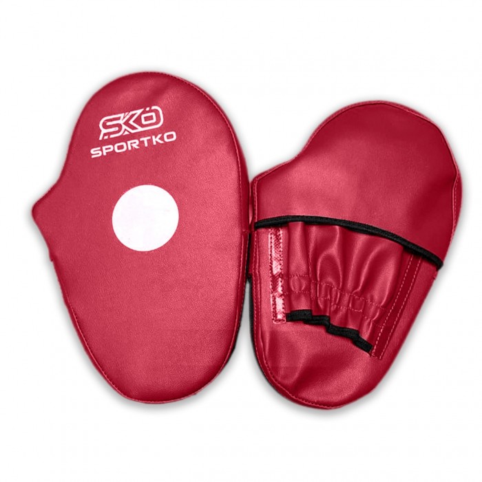 Лапи боксерські 30х20х4см Sportko PD3-RED червоні