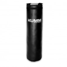 Мішок боксерський з сталевим кільцем чорний PVC 120х32см Kumm SF0000004848