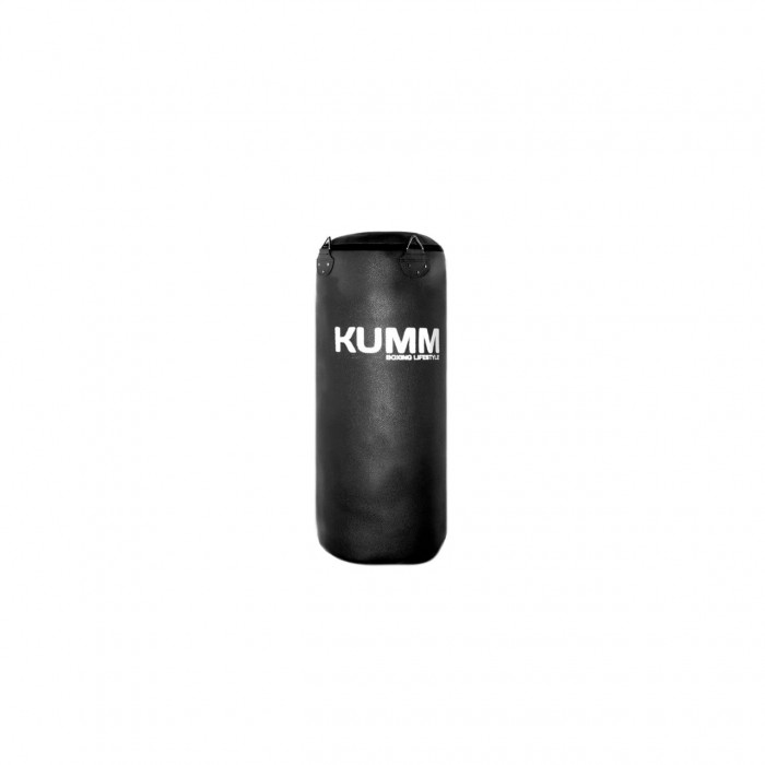 Мішок боксерський без кріплення TitanFlex PVC 70х28см Kumm чорного кольору вага 16кг