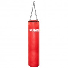 Мішок боксерський з кріпленням ланцюгами червоний TitanFlex PVC 110х28см Kumm SF0000010306