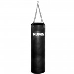 Мішок боксерський з кріпленням ланцюгами чорний TitanFlex PVC 110х32см Kumm SF0000010566