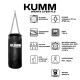 Мішок боксерський з кріпленням ланцюгами TitanFlex PVC 70х28см Kumm чорного кольору вага 16кг