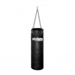 Мішок боксерський з кріпленням ланцюгами чорний TitanFlex PVC 90х28см Kumm SF0000010658