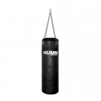 Мешок боксерский с креплением цепи черный TitanFlex PVC 90х28см Kumm SF0000010658
