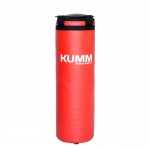 Мішок боксерський з сталевим кільцем червоний PVC 100х32см Kumm SF0000007870