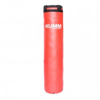 Мішок боксерський з сталевим кільцем червоний PVC 140х32см Kumm SF0000007818