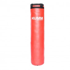 Мішок боксерський з сталевим кільцем червоний PVC 140х32см Kumm SF0000007818