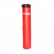 Мішок боксерський з сталевим кільцем червоний PVC 160х32см Kumm SF0000007788