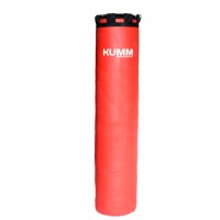 Мешок боксерский с стальным кольцом красный PVC 180х40см Kumm SF0000007757