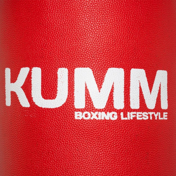 Мішок боксерський без кріплення TitanFlex PVC 110х28см Kumm червоного кольору вага 25кг