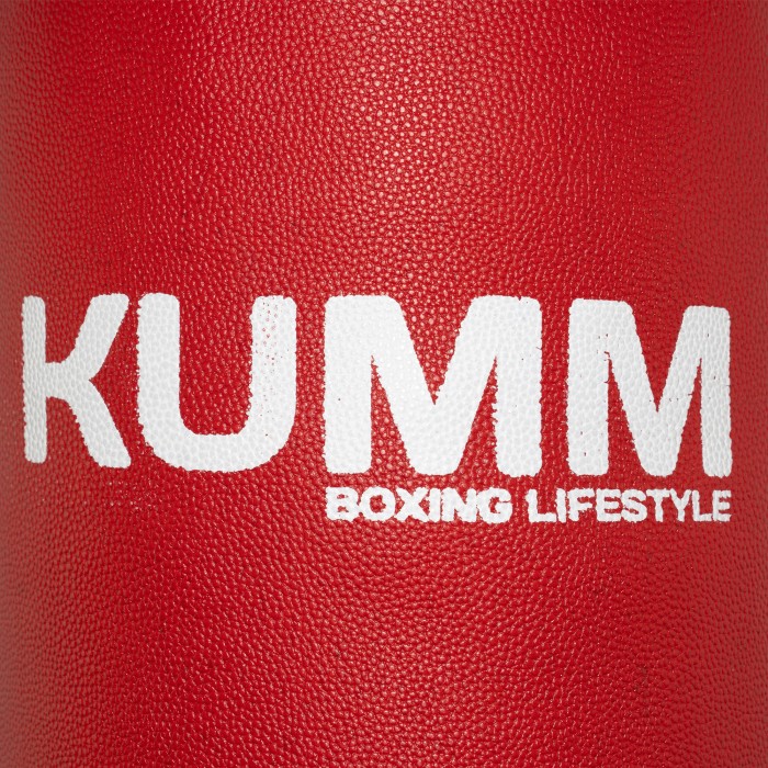 Мішок боксерський без кріплення TitanFlex PVC 110х32см Kumm червоного кольору вага 40кг