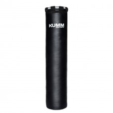 Мішок боксерський з сталевим кільцем чорний PVC 180х40см Kumm SF0000007931