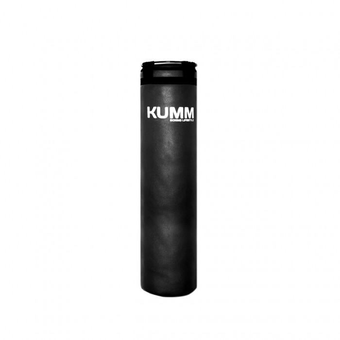 Мішок боксерський без кріплення TitanFlex PVC 110х28см Kumm чорного кольору вага 25кг