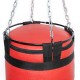 Мішок боксерський з кріпленням ланцюгами TitanFlex PVC 110х32см Kumm червоного кольору вага 40кг