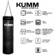 Мішок боксерський з кріпленням ланцюгами TitanFlex PVC 110х32см Kumm чорного кольору вага 40кг