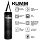 Мішок боксерський з текстильним кріпленням TitanFlex PVC 110х32см Kumm чорного кольору вага 40кг