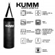 Мішок боксерський з текстильним кріпленням TitanFlex PVC 90х32см Kumm чорного кольору вага 30кг