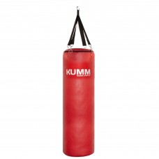 Мішок боксерський з текстильним кріпленням червоний TitanFlex PVC 110х32см Kumm SF0000010405