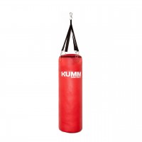 Мешок боксерский с текстильным креплением красный TitanFlex PVC 90х28см Kumm SF0000010283