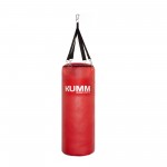 Мішок боксерський з текстильним кріпленням червоний TitanFlex PVC 90х32см Kumm SF0000010375