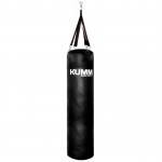 Мішок боксерський з текстильним кріпленням чорний TitanFlex PVC 110х28см Kumm SF0000010702