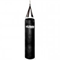 Мешок боксерский с текстильным креплением черный TitanFlex PVC 110х28см Kumm SF0000010702