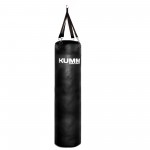 Мішок боксерський з текстильним кріпленням чорний TitanFlex PVC 130х32см Kumm SF0000010528
