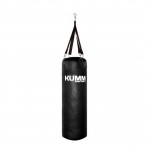 Мішок боксерський з текстильним кріпленням чорний TitanFlex PVC 90х28см Kumm SF0000010672
