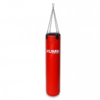 Мешок боксерский с креплением цепями красный PVC 120х32см Kumm SF0000003148