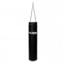 Мешок боксерский с креплением цепями черный PVC 140х32см Kumm SF0000003179