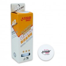 М'ячики для настільного тенісу 3 штук DHS 3 Star SM05128