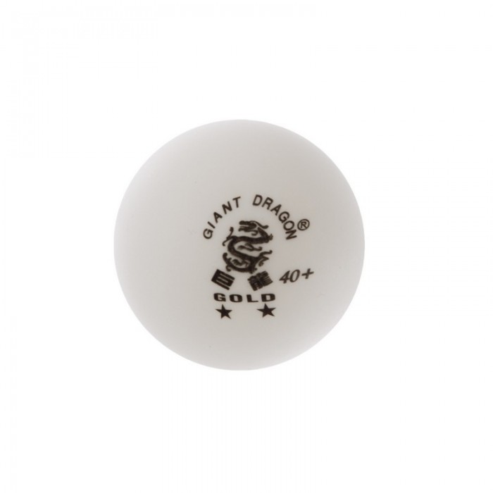 Кулькі для настільного тенісу 6 штук GIANT DRAGON GOLD MT-6561-WHITE