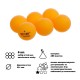 Кулькі для настільного тенісу 6 штук VITORY MT-1891-ORANGE