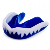 Капа боксерская одночелюстная размер S VAMPIRE SB3640018205-BLUE бело-синяя