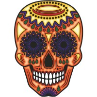 Термоналіпка Scull #1111111203 череп А4