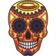 Термоналіпка Scull #1111111210 череп А5 формату на текстиль