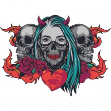 Термоналіпка Scull #1111111289 череп А6