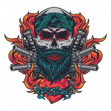 Термоналіпка Scull #1111111319 череп А6