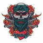 Термоналіпка Scull #1111111302 череп А5