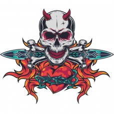 Термоналіпка Scull #1111111340 череп А6