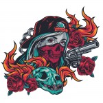 Термоналіпка Scull #1111111357 череп А4
