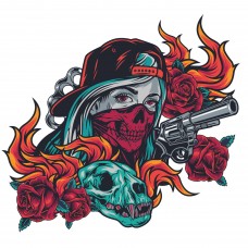 Термоналіпка Scull #1111111371 череп А6