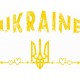 Термоналіпка Герб Ukraine жовтий  #1111111647 А6 формату на текстиль