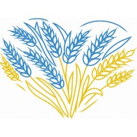 Термоналіпка Серце з колосків #1111111838 А4